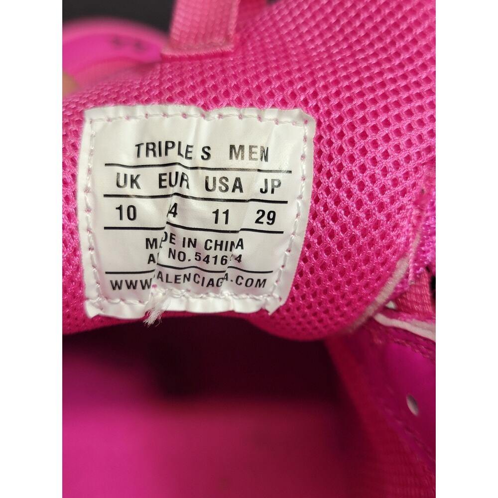Balenciaga Triple S Sneakers Size 44 EU / 11 US – pink - Picture 7 of 14